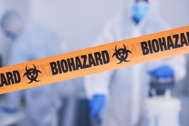 Professional Infectious Disease Decontamination technician working in Groveton, VA